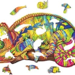 Wood Trick Kleurrijke Kameleon - Houten Vormpuzzel 18 Wood Trick Kleurrijke Kameleon - Houten Vormpuzzel -Puzzels Verkoop 550x369 2