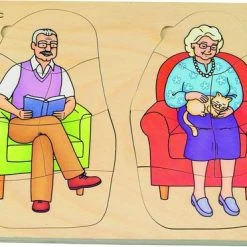 Beleduc Lagenpuzzel Opa En Oma 40 Stukjes