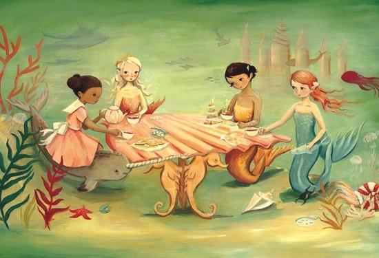 The New York Puzzle Company New York Puzzle Company Mermaid Tea Party - 60 Pieces 4 The New York Puzzle Company New York Puzzle Company Mermaid Tea Party - 60 Pieces - Afbeelding 4