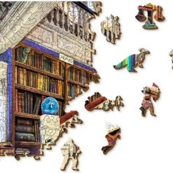 Wooden City Puzzel: WISH UPON A BOOK SHOP 1010/100, In Hout, 8+ -Puzzels Verkoop 550x375