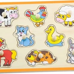 Vigatoys Viga Boerderijdieren Houten Puzzel 50017
