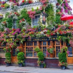 Wooden City London Kroeg XL - Houten Vormpuzzel - 52x37,5 Cm - 600 Stukjes