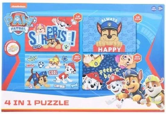 Merkloos PAW Patrol - Puzzel - 4 In 1 - Vanaf 3 Jaar - Speelgoed 19 X 29 Cm 1 Merkloos PAW Patrol - Puzzel - 4 In 1 - Vanaf 3 Jaar - Speelgoed 19 X 29 Cm