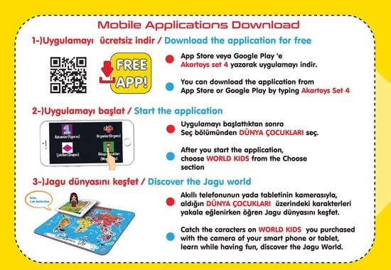 Akar Toys - World - Puzzel / XXL Puzzel / Speelmat / Speelgoed / Met GRATIS App - 91.5x61cm - 24st 4 Akar Toys - World - Puzzel / XXL Puzzel / Speelmat / Speelgoed / Met GRATIS App - 91.5x61cm - 24st - Afbeelding 4