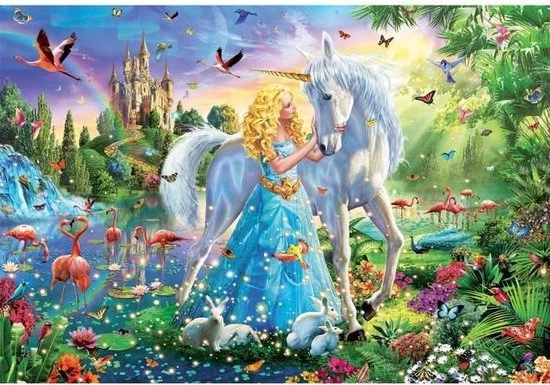 Educa - Puzzle 1000 - The Princess And The Unicorn (017654) 2 Educa - Puzzle 1000 - The Princess And The Unicorn (017654) - Afbeelding 2