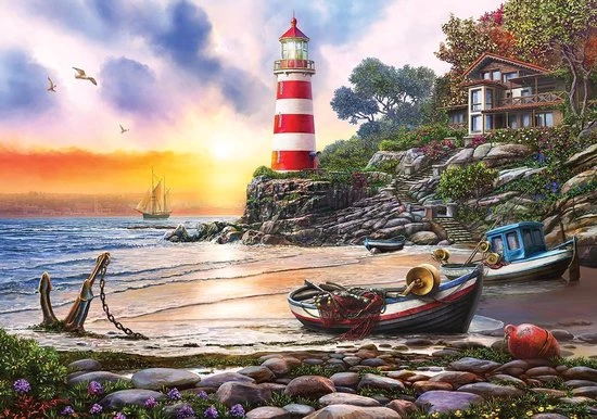 KS Games Lighthouse Puzzel 1500 Stukjes 2 KS Games Lighthouse Puzzel 1500 Stukjes - Afbeelding 2