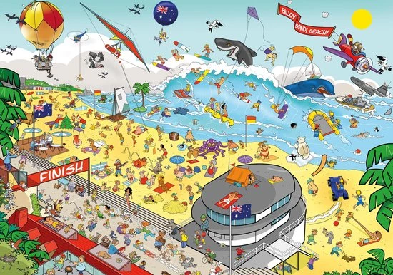 Goliath That's Life Puzzle Bondi Beach (ML) 2 Goliath That's Life Puzzle Bondi Beach (ML) - Afbeelding 2