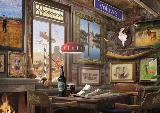 House Of Holland Puzzel - Veluws Café (1000) 2 House Of Holland Puzzel - Veluws Café (1000) - Afbeelding 2