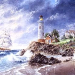 Legpuzzel - 1500 Stukjes - Anchor Cove - D. Lewan - Grafika Puzzel