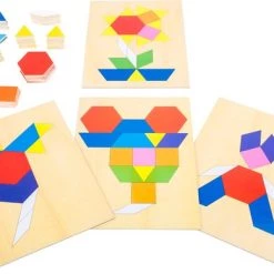 SFC Toys Houten Mosaic Puzzel - Kinderpuzzel 3 Jaar