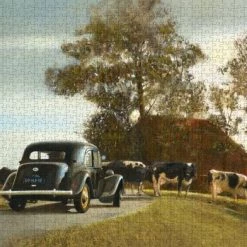 Art Revisited Martin Sijbesma - De Slachtedijk - Puzzel 1000 Stukjes