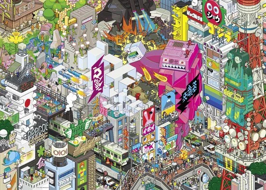 Eboy Pixorama - Tokyo Quest 2 Eboy Pixorama - Tokyo Quest - Afbeelding 2