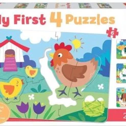 Educa Mijn Eerste Puzzel - Mama En Baby - 4 In 1