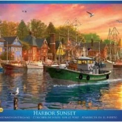 Eurographics Puzzel Dominic Davidson - Harbor Sunset 1000 Stukjes 5 Eurographics Puzzel Dominic Davidson - Harbor Sunset 1000 Stukjes -Puzzels Verkoop 550x393 9