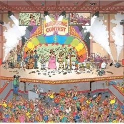 Jumbo Jan Van Haasteren - Veldrijden & Eurovisie Songfestival & De Wijnmakerij - Alle 1000 Stukjes -Puzzels Verkoop 550x394 4