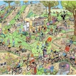 Jumbo Jan Van Haasteren - Veldrijden & Eurovisie Songfestival & De Wijnmakerij - Alle 1000 Stukjes -Puzzels Verkoop 550x395 11