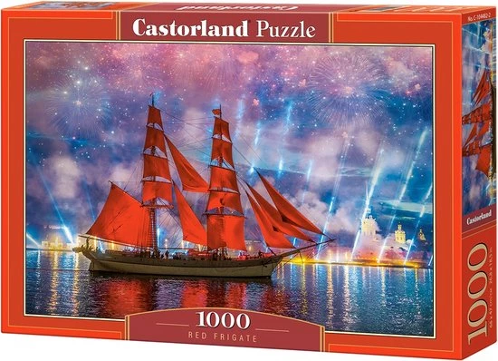 Castorland Red Frigate - 1000 Stukjes 1 Castorland Red Frigate - 1000 Stukjes
