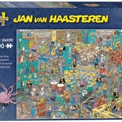 Jan Van Haasteren De Muziekwinkel Puzzel - 5000 Stukjes 17 Jan Van Haasteren De Muziekwinkel Puzzel - 5000 Stukjes -Puzzels Verkoop 550x399 10