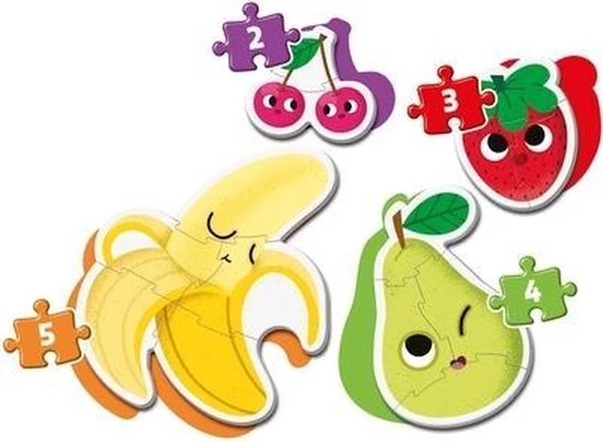 Clementoni Legpuzzel My First Puzzle Fruit 4 Puzzels 2 Clementoni Legpuzzel My First Puzzle Fruit 4 Puzzels - Afbeelding 2
