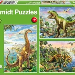 Schmidt Avontuur Met Dinosauriers, 3 X 48 Stukjes - Puzzel - 4+ 7 Schmidt Avontuur Met Dinosauriers, 3 X 48 Stukjes - Puzzel - 4+ -Puzzels Verkoop 550x406 11