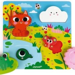 Janod Chunky Puzzel - Natuur Verstoppertje