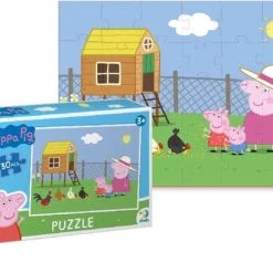 Dodo Toys PROMOTIEPAKKET - 4 X Peppa Pig Puzzel - 30 Stukjes - 20x27 Cm - Peppa Pig Speelgoed 3+ - Kinderpuzzel 3 Jaar -Puzzels Verkoop 550x410 5