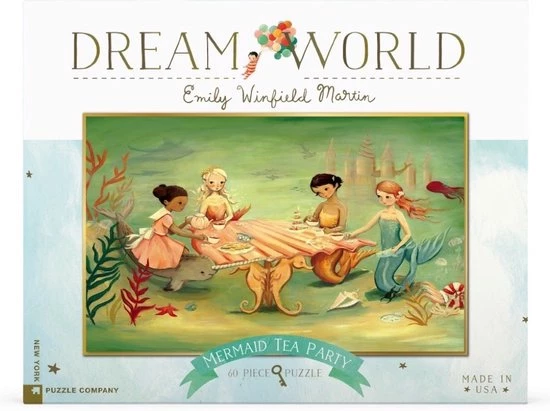 The New York Puzzle Company New York Puzzle Company Mermaid Tea Party - 60 Pieces 3 The New York Puzzle Company New York Puzzle Company Mermaid Tea Party - 60 Pieces - Afbeelding 3