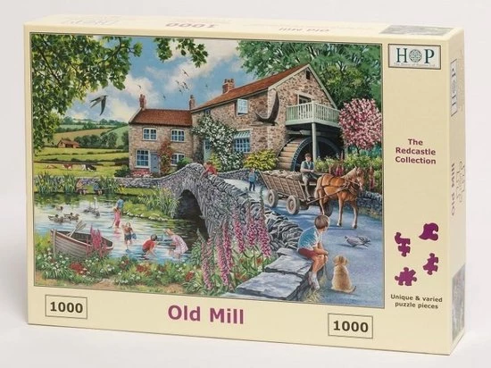 House Of Puzzles Legpuzzel - 1000 Stukjes - Old Mill - House Of Puzzels 1 House Of Puzzles Legpuzzel - 1000 Stukjes - Old Mill - House Of Puzzels