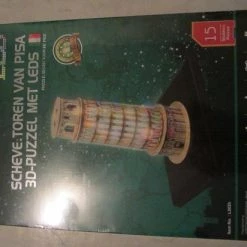 CubicFun Scheve Toren Van Pisa 3D Puzzel Met Led