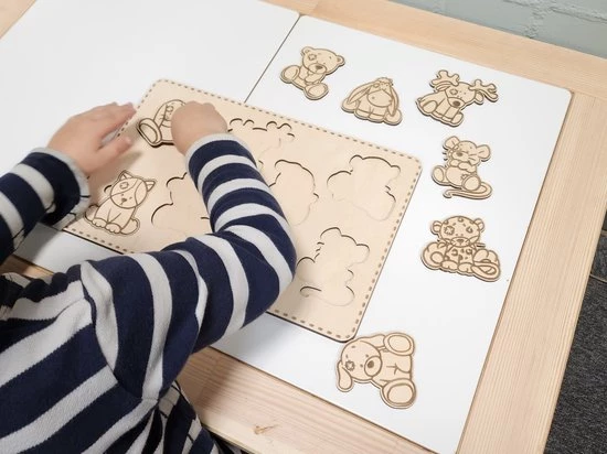 HaloBEDRUKT Knuffelberen Puzzel - Sint Cadeau - Kerst Cadeau 2 HaloBEDRUKT Knuffelberen Puzzel - Sint Cadeau - Kerst Cadeau - Afbeelding 2