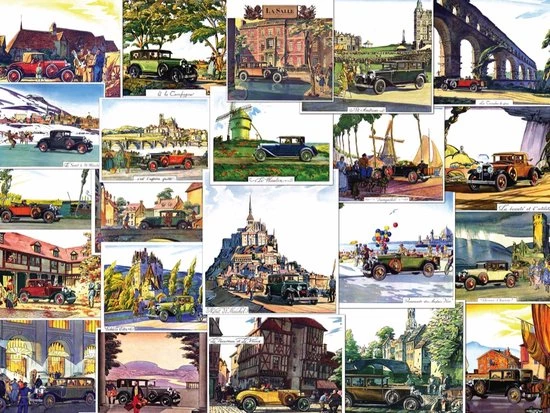 The New York Puzzle Company New York Puzzle Company Touring Europe - 1000 Pieces 4 The New York Puzzle Company New York Puzzle Company Touring Europe - 1000 Pieces - Afbeelding 4