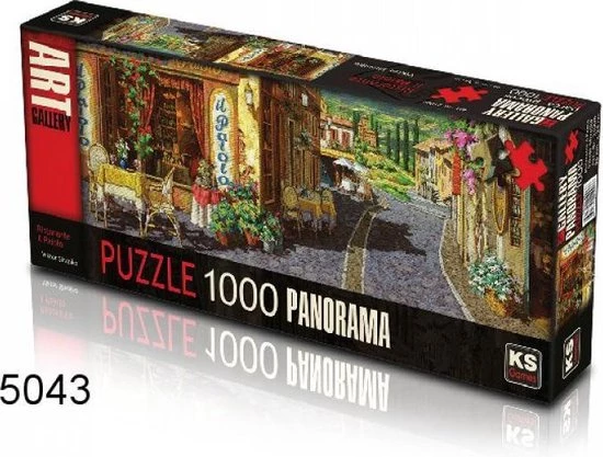 KS Games Ristorante Il Paiolo Puzzel 1000 Stukjes Panorama 3 KS Games Ristorante Il Paiolo Puzzel 1000 Stukjes Panorama - Afbeelding 3