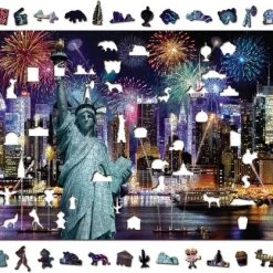 Wooden City New York Bij Nacht XL - Houten Vormpuzzel - 52x37,5 Cm - 1010 Stukjes 14 Wooden City New York Bij Nacht XL - Houten Vormpuzzel - 52x37,5 Cm - 1010 Stukjes -Puzzels Verkoop 550x418
