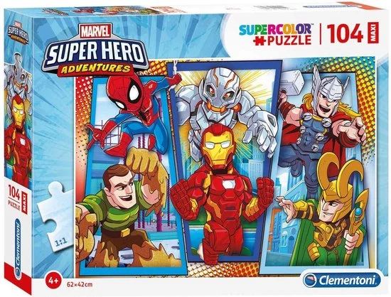 Clementoni Legpuzzel Disney Super Hero Adventures 104 Stukjes 5 Clementoni Legpuzzel Disney Super Hero Adventures 104 Stukjes - Afbeelding 5