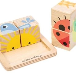 Tender Toys Blokpuzzel Lieveheersbeestje Hout Junior 10 Cm 5-delig -Puzzels Verkoop 550x420 2