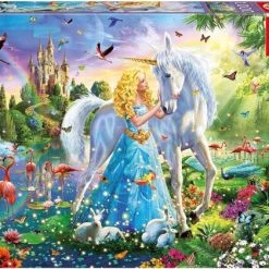 Educa - Puzzle 1000 - The Princess And The Unicorn (017654)