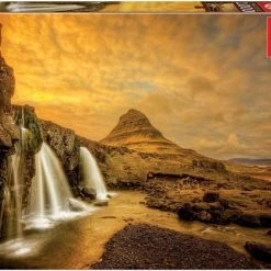 Educa - Puzzle 1000 - Kirkjufellsfoss Waterfall, Iceland (017971)