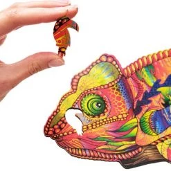 Wood Trick Kleurrijke Kameleon - Houten Vormpuzzel 16 Wood Trick Kleurrijke Kameleon - Houten Vormpuzzel -Puzzels Verkoop 550x424 5