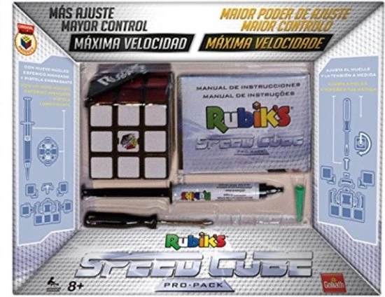 Goliath Rubik's Speed Cube Pro Pack - 3x3 Incl. Accessoires - Spaanse Uitvoering 1 Goliath Rubik's Speed Cube Pro Pack - 3x3 Incl. Accessoires - Spaanse Uitvoering