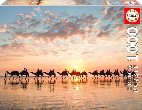 Educa Zonsondergang Op Cable Beach, Australië (1000 Stukjes) 1 Educa Zonsondergang Op Cable Beach, Australië (1000 Stukjes)