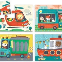 Mudpuppy 4-in-1 Puzzel Transport - 4+6+9+12 Stukjes -Puzzels Verkoop 550x425