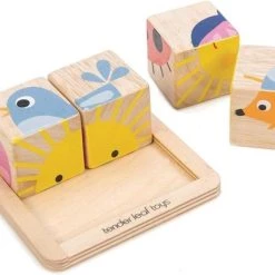 Tender Toys Blokpuzzel Lieveheersbeestje Hout Junior 10 Cm 5-delig -Puzzels Verkoop 550x427 1