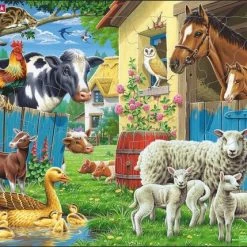 Larsen Legpuzzel Maxi Boerderijdieren 23 Stukjes