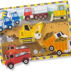 Melissa & Doug Houten Puzzel Bouwvoertuigen (6-delig) -Puzzels Verkoop 550x429 8