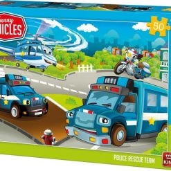 King Legpuzzel Police Rescue Team 50 Stuks