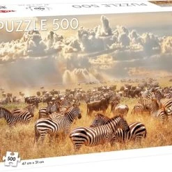 Tactic Puzzel Animals: Zebra Herd - 500 Stukjes
