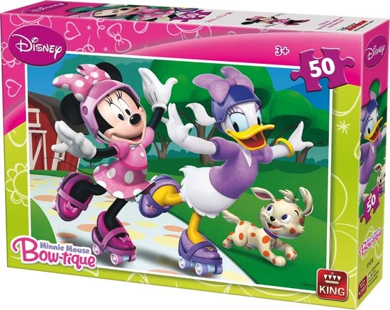 King Disney 2 Puzzles Minnie Mouse Bow-Tique 2 King Disney 2 Puzzles Minnie Mouse Bow-Tique - Afbeelding 2