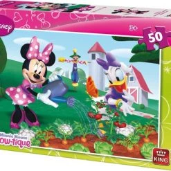 King Disney 2 Puzzles Minnie Mouse Bow-Tique