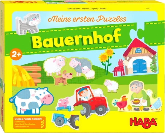 HABA Mijn Eerste Puzzels - Boerderij 6 HABA Mijn Eerste Puzzels - Boerderij - Afbeelding 6