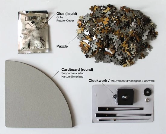 Art Puzzle Puzzel Legpuzzel Klok Voorjaar 570 Stukjes. 3 Art Puzzle Puzzel Legpuzzel Klok Voorjaar 570 Stukjes. - Afbeelding 3